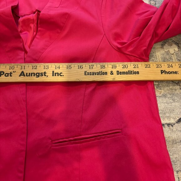 Torrid Womens Pink Open-Front Blazer Jacket Size 3 Stretchy Rayon Blend - Picture 7 of 8